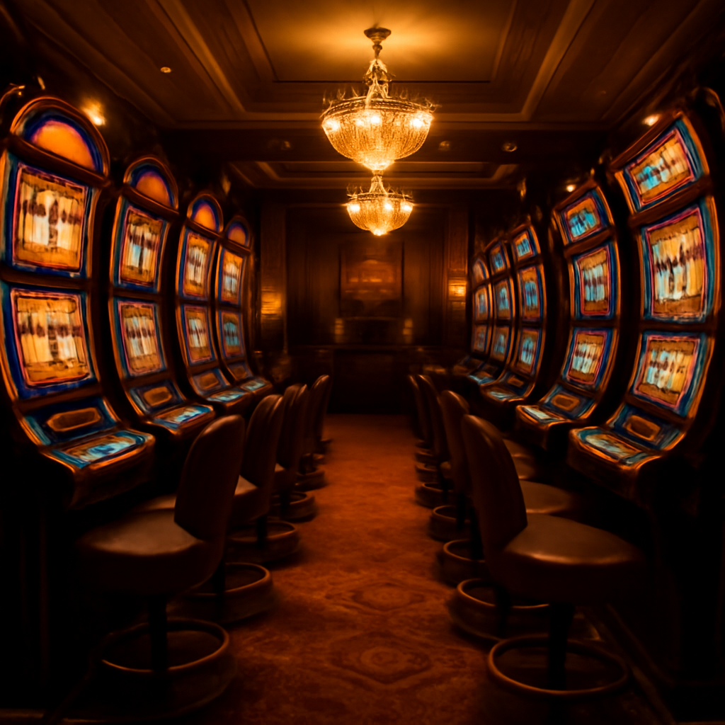 Casino interior atmosphere, All Spins Win login